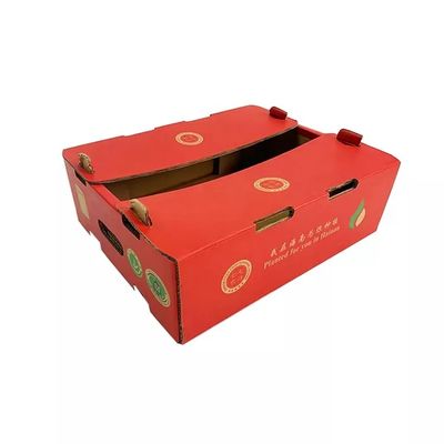 Le de carton ondulé caisse d'emballage CMYK imprimant des boîtes d'emballage de fruits et légumes