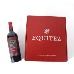 Boîtes de empaquetage d'annonce de vin de boîte-cadeau de bouteille de vin de carton pour 3 paquets de bouteille