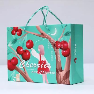 Boîtes en carton végétales écologiques de fruit CMYK/couleur de Pantone