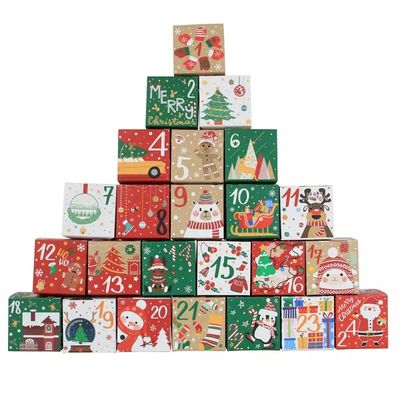Couleur multi de luxe des boîte-cadeau 10*10*10cm de sucrerie de vacances de carton