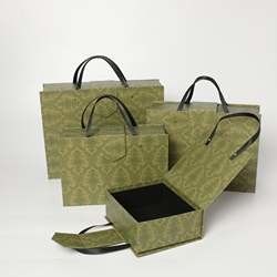 Forme rectangulaire recyclable d'OIN d'Art Paper Square Wine Box