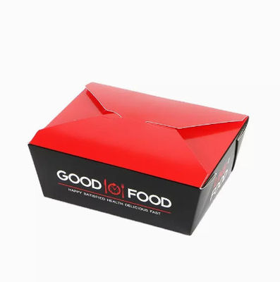 La nourriture à emporter adaptée aux besoins du client par chiche-kebab de la boîte CMYK d'emballage alimentaire de nouille enferme dans une boîte jetable