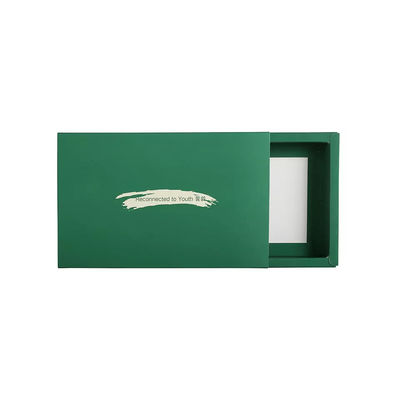 Boîte en cuir d'unité centrale de Pantone glissant le pliage de cartons TUV de cadeau de tiroir de Papier d'emballage