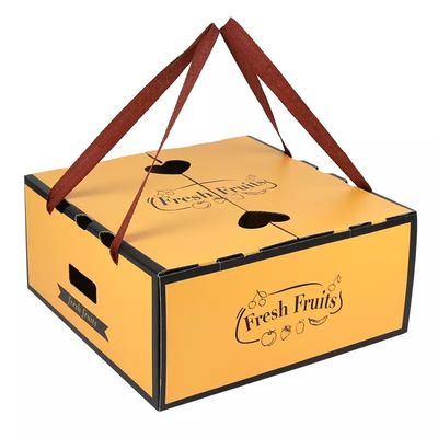 Boîtes de expédition de impression faites sur commande végétales de carton de caisses d'emballage de carton pour le fruit