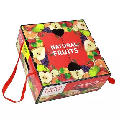 Boîtes de expédition de impression faites sur commande végétales de carton de caisses d'emballage de carton pour le fruit