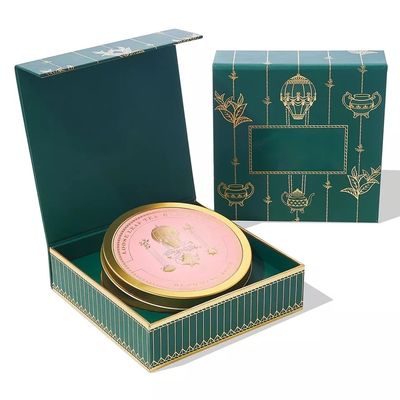 Boîte d'emballage de thé d'OEM/ODM, boîte métallique faite sur commande de thé en métal avec le couvercle