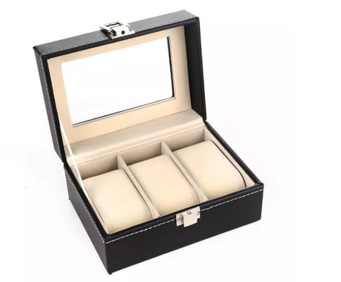 Boîte en cuir d'unité centrale de contreplaqué Boîte-cadeau faite sur commande durable imperméable à l'eau ODM BV
