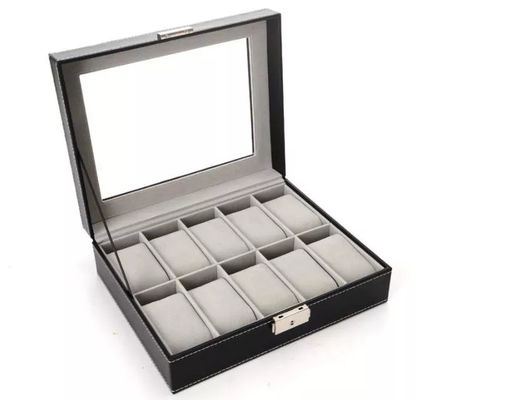 Boîte en cuir d'unité centrale de contreplaqué Boîte-cadeau faite sur commande durable imperméable à l'eau ODM BV