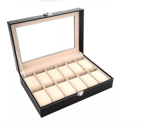 Boîte en cuir d'unité centrale de contreplaqué Boîte-cadeau faite sur commande durable imperméable à l'eau ODM BV