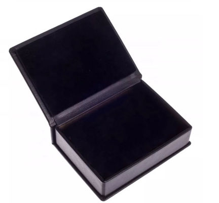 Rectangle en cuir FSC d'unité centrale de contreplaqué de la meilleure qualité de boîte-cadeau de velours d'ODM