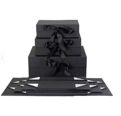 Boîte en carton magnétique l'épousant biodégradable de Debossing de boîte-cadeau recyclable