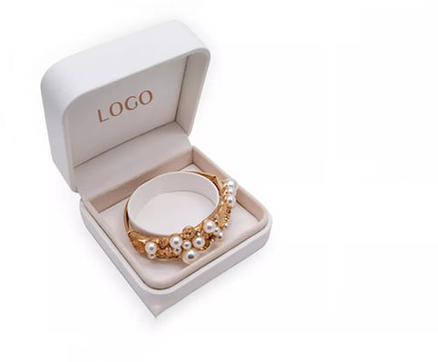 Boîtes à bijoux magnétiques en similicuir ISO9001 d'ODM Ring Gift Boxes Logo Printed