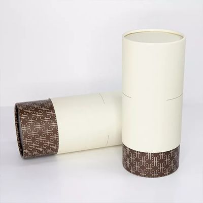 Tube de fantaisie de rond de carton, boîte de papier rigide de cylindre pour l'emballage