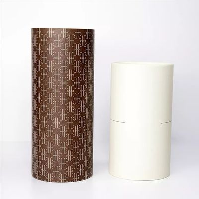 Tube de fantaisie de rond de carton, boîte de papier rigide de cylindre pour l'emballage