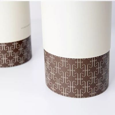 Tube de fantaisie de rond de carton, boîte de papier rigide de cylindre pour l'emballage