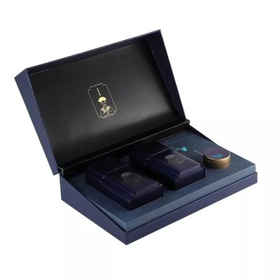 Luxe rigide de bloc supérieur de caisses d'emballage de carton pour le thé de café