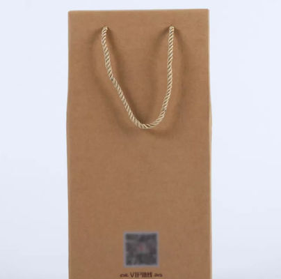 Les caisses d'emballage faites sur commande de carton de bouteille, boîte de papier d'emballage de vin pour portent