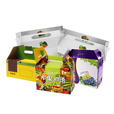 Boîtes de empaquetage de emballage de cadeau d'Ardboard de pliage de cartons de fruit fait sur commande