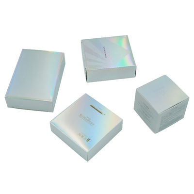 Boîte-cadeau de paquet plat de gradient, boîte de empaquetage olographe avec Front Lock