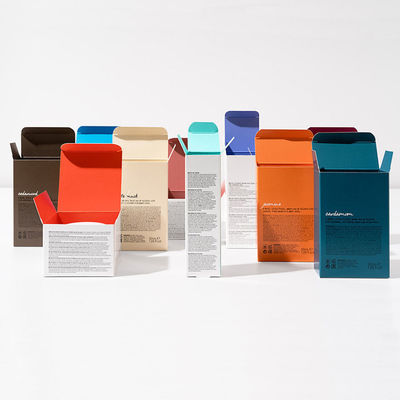Accueil fait sur commande d'OEM de matériaux de Logo Cosmetic Packaging Box Recycled