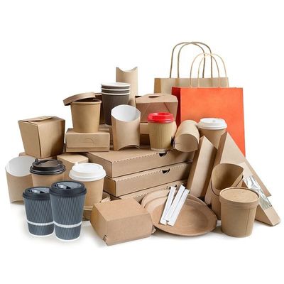 ODM adapté aux besoins du client à emporter FSC de boîte à nourriture de boîte d'emballage alimentaire/papier d'emballage
