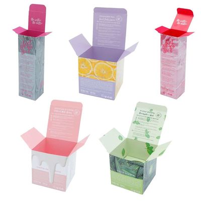 Le double biodégradable de caisses d'emballage de carton de place a dégrossi imprimant la boîte de papier de empaquetage