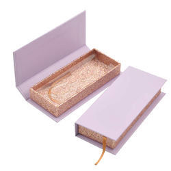 Boîte faite sur commande d'emballage de cil de Mink Lash Boxes Recycable Private Label