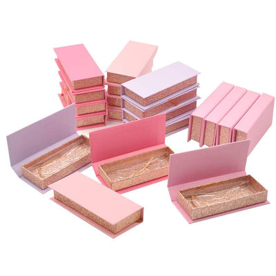 Boîte faite sur commande d'emballage de cil de Mink Lash Boxes Recycable Private Label