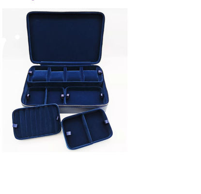 Boîtier de montre en cuir de boîte de bijoux de voyage de carton de boîte d'unité centrale d'ODM ISO9001