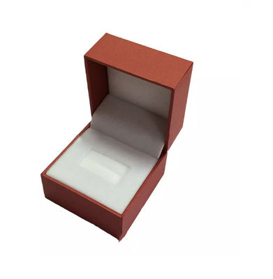 Caisse d'emballage en cuir exquise de bijoux de similicuir de boîte d'unité centrale ISO9001