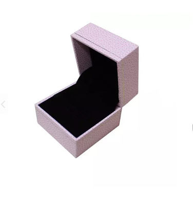 Caisse d'emballage en cuir exquise de bijoux de similicuir de boîte d'unité centrale ISO9001