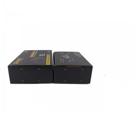 Cartons d'expédition noirs petit Debossing ISO9001 de carton ondulé