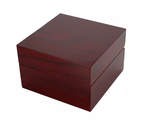 Boîtes de empaquetage de montre ROYALE pour en bois brillant fait main de cadeau haut