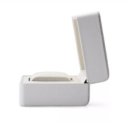 Boîte de montre en cuir d'unité centrale d'OIN de boîte d'emballage de montre-bracelet de taille faite sur commande