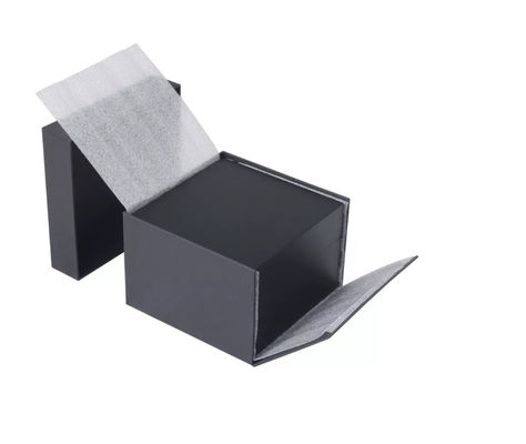 Place noire adaptée aux besoins du client de cuir de Matte Single Watch Boxes Pu en bois