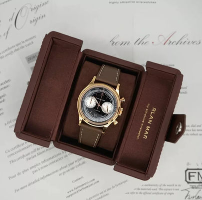 Double certification ouverte de GV de montre-bracelet de boîte mécanique d'emballage