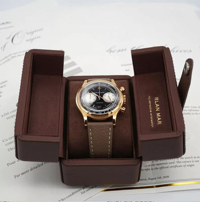 Double certification ouverte de GV de montre-bracelet de boîte mécanique d'emballage