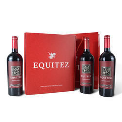 Boîtes de empaquetage d'annonce de vin de boîte-cadeau de bouteille de vin de carton pour 3 paquets de bouteille