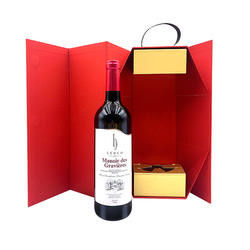 Certification adaptée aux besoins du client des boîte-cadeau ISO9001 de bouteille de vin de taille