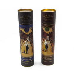 Les boîtes d'ODM Logo Wooden Wine Bottle Gift d'OEM cartonnent le tube de papier