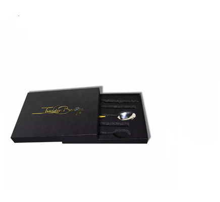 Boîte-cadeau de estampillage chaud d'ensemble de couverts d'OIN de Logo Dinnerware Packaging Boxes