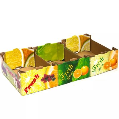 Fruit se pliant de carton d'OEM et taille adaptée aux besoins du client par boîtes de Veg