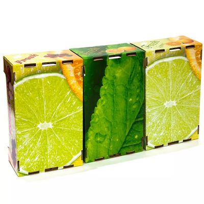Fruit se pliant de carton d'OEM et taille adaptée aux besoins du client par boîtes de Veg