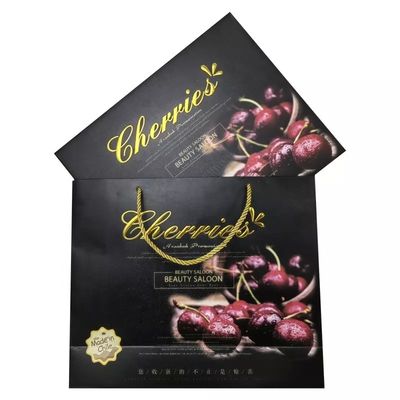 L'emballage de emballage ROYAL de fruit enferme dans une boîte de luxe ridé avec des sacs