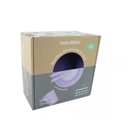 Emballage se pliant de boîte en carton de logo fait sur commande pour la vaisselle de vaisselle
