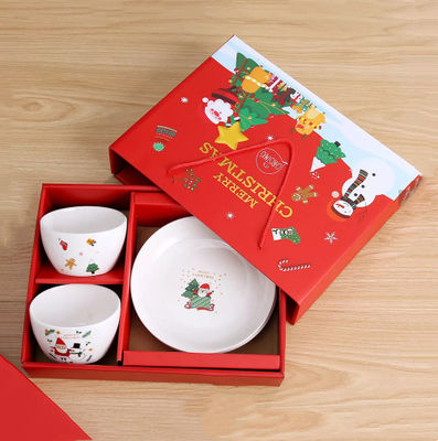 Certificat viable d'OIN de décoration de dîner de boîte-cadeau ROYAL de plat