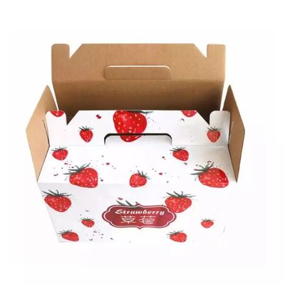 Carton ondulé de empaquetage de boîte de légume fruit de fruit frais recyclable