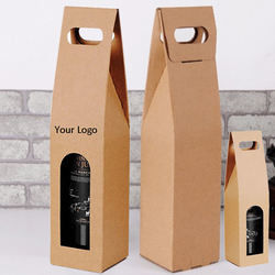 Boîtes imprimées faites sur commande de revêtement UV de polissage à vin de boîte-cadeau de bouteille de vin