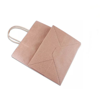 Le sac à main Pantone durable de papier d'emballage de poignée emportent le sac de nourriture