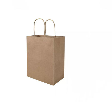 Le sac à main Pantone durable de papier d'emballage de poignée emportent le sac de nourriture
